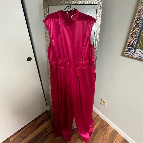 Rebdolls pink sz 3x jumpsuit - Picture 2 of 5